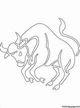 Taurus Coloring Pages 04kb 750px Getdrawings sketch template