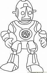 Robot Roscoe Coloring Backyardigans Pages Coloringpages101 Online sketch template