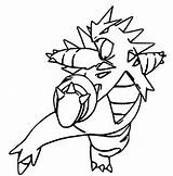 Pokemon Tyranitar Coloring Pages Mega Colouring Pokémon Drawings sketch template