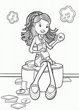 Coloring Groovy Girls Pages Girl Para Colorear Paint Colorir Colour Clipart Kids Dibujos Drawings Drawing Book Pintar Popular Fun Desenhos sketch template
