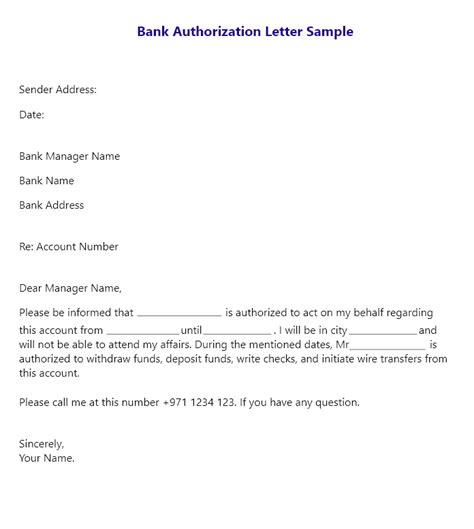 provide  bank authorization letter  uae mymoneysouq