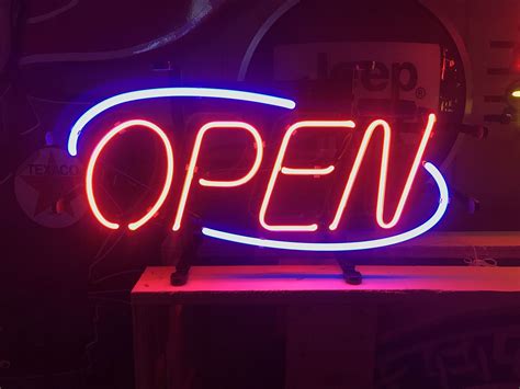 open sign open neon signs open light  signs light  open signs business sign