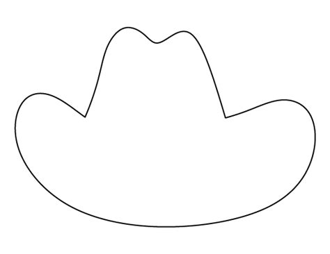 printable cowboy hat template cowboy crafts cowboy quilt wild west