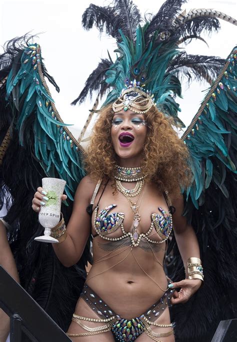 Rihanna Carnival Festival Barbados August 2015 Popsugar Celebrity Photo 6