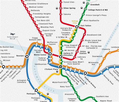 washington metro map  behance