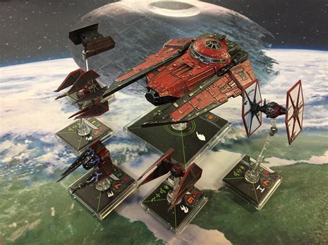wing miniatures imperial ships painted   buddy    thought id