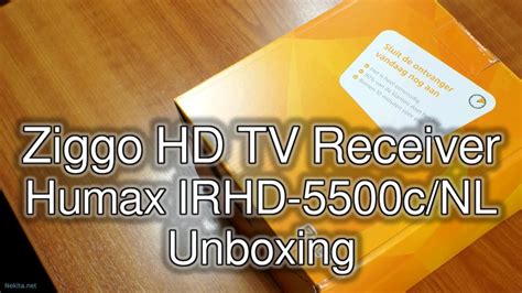 unboxing ziggo digital tv receiver humax irhd cnl youtube