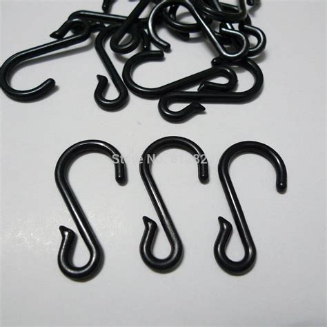 pcs black plastic  shape hooks hanger  hooks rails  home