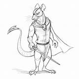 Redwall Cluny Scourge Sketch Temiree Deviantart Sketches Anthro Furry Drawings Fan Base Characters sketch template