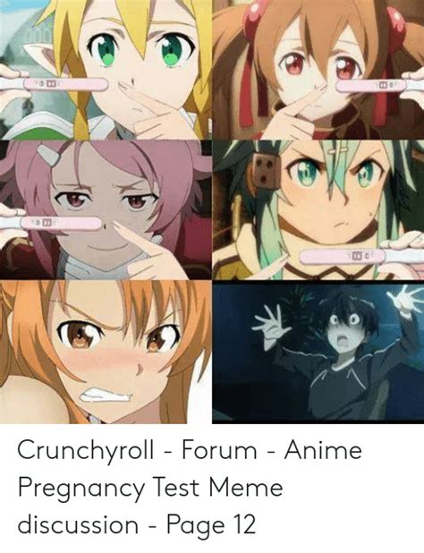 Crunchyroll Forum Anime Pregnancy Test Meme Discussion Page 12 Free