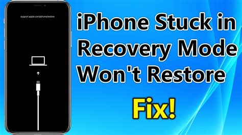 Iphone Stuck In Recovery Mode Wont Restore Or Update Heres The Fix
