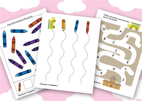 nursery worksheets  toddlers  preschoolers tecadvo