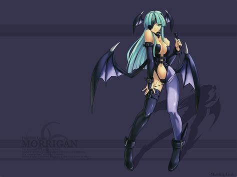 darkstalkers morrigan aensland anime wallpapers