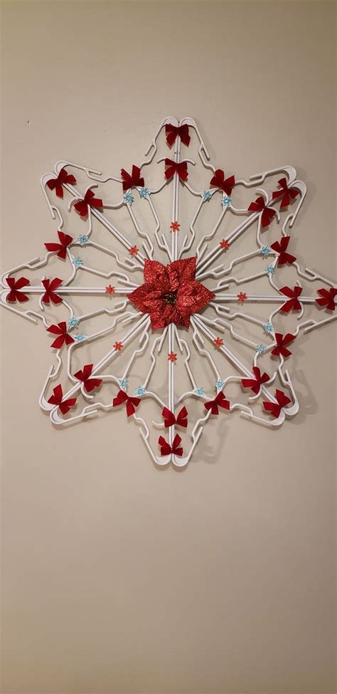 snowflake plastichanger   hanger crafts plastic
