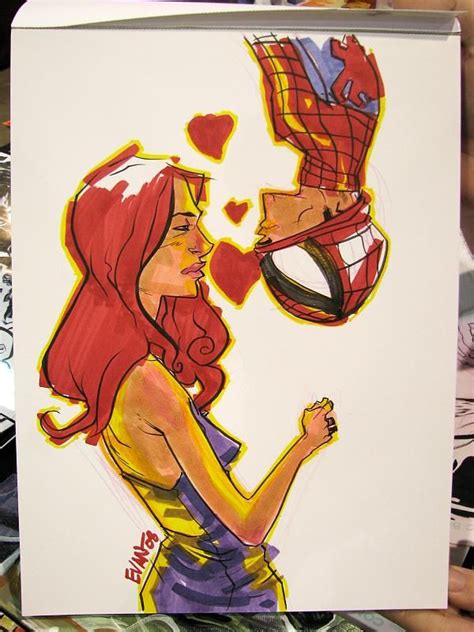 spider man and mj by evan bryce