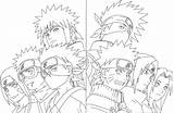 Naruto Line Outline Drawing Coloring Pages Team Pain Drawings Anime Artbook Complete Sketch Manga Deviantart Six Sasuke Getdrawings Shippuden Book sketch template