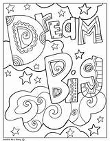Dream Alley Dreams Classroomdoodles Affirmations Scouts Source Elementary sketch template