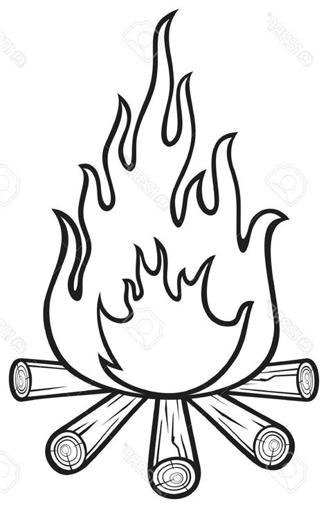 fire coloring picture coloring pages