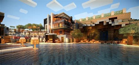 Minecraft Mansion Maps 1 8 [] Beautiful Modern House Map