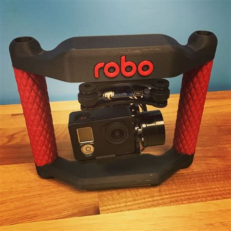 robo customized  pro rig  gimbal mount  robod  printing diy gopro rigs