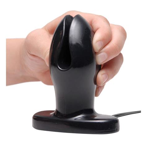master series 10x ass anchor vibrating anal plug black sex toys