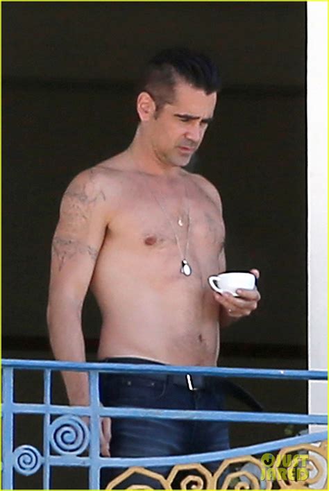 Colin Farrell Gets Shirtless To Drink His Morning Coffee Photo 3371308