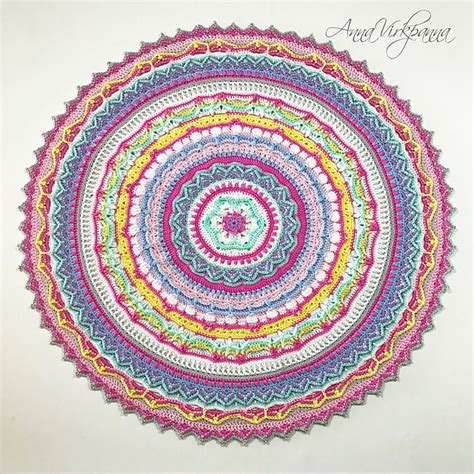 unicorn mandala cal  crochet pattern dailycrochetideas crochet