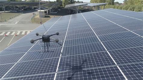 hercules  spray drone solar panels cleaning youtube