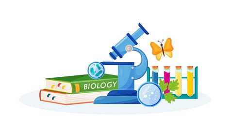 biology supplies  books  vector art  vecteezy