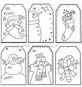 Kids Tags Gift Christmas Printable Color Crafts Brownhillsbob Artikel Fra Library sketch template