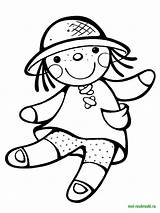 Coloring Pages Doll Dolls Printable Ragdoll Colouring Girls Cute Toys Drawing Color Kids Bear Print Girl Template Lol Visit Choose sketch template