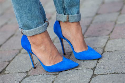 classic blue heels secrets of stylish women image