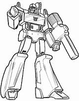 Transformers Optimus Megatron sketch template