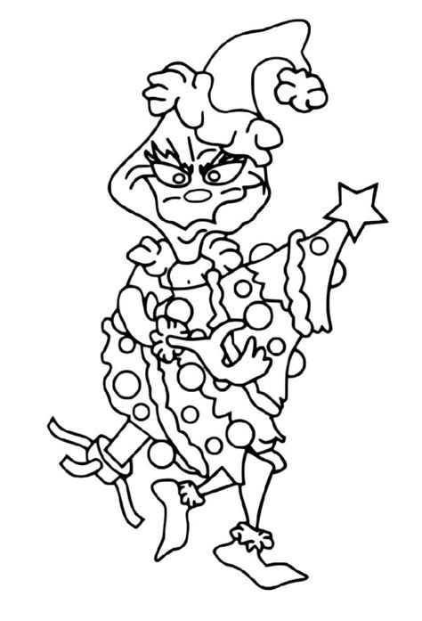 printable grinch coloring pages archives  coloring
