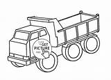 Truck Coloring Pages Simple Fire Kids Tonka Drawing Dump Printable Bulldozer Construction Getdrawings Trucks Getcolorings Color Transportation Printables Choose Board sketch template