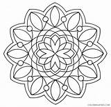 Kaleidoscope Coloring4free Coloring Pages Print Simple Easy Related Posts sketch template