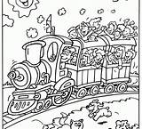 Train Circus Pages Coloring Drawing Getdrawings Line Template sketch template