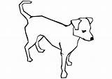 Dog Outline Coloring Drawn Domain Clip Public Pinclipart Large Edupics sketch template