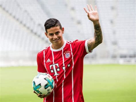 James Rodríguez Presentación Bayern Múnich Colombianos En El Exterior