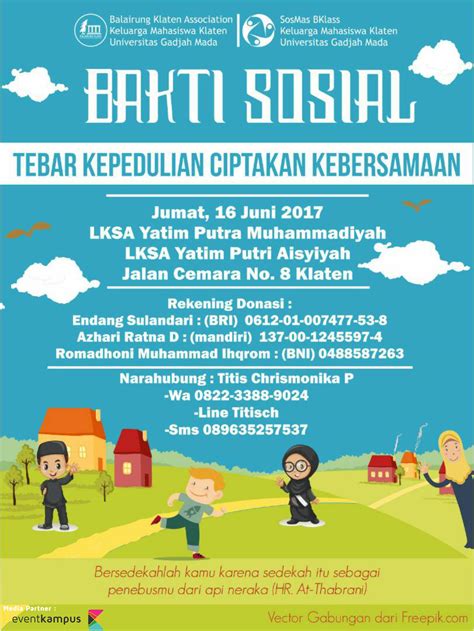 contoh pamflet bakti sosial