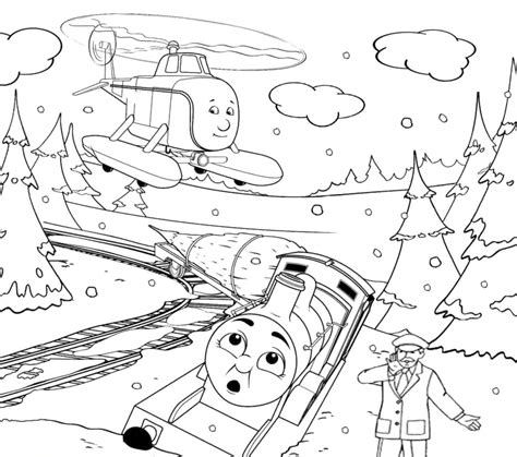 train coloring pages