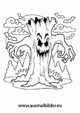 Ausmalbilder Ausmalbild Gruselige Monster Baum Schrecklicher Monstres Grusel Erwachsene Coloriage Coloriages Mostri Monstre Hexe Gruseliges Jugendliche Kiddycharts Stampare Friedhof Malen sketch template