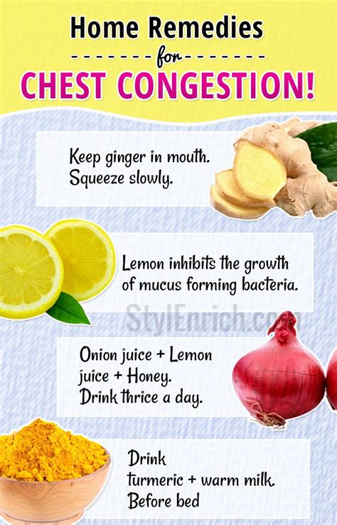home remedies  chest congestion      relief