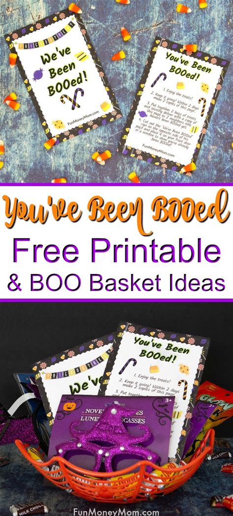 youve  booed  printable easy boo basket ideas