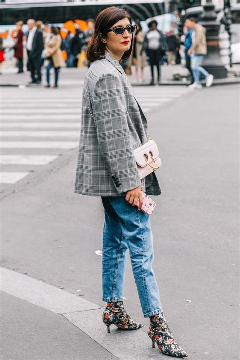 casual blazer outfits fashion paris fashion week street style
