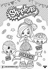 Coloring Pages Shoppies Drawings Line Kids Printable sketch template