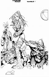 Deviantart Witchblade Comic Chris Cover Coloring Pages Bachalo Book sketch template