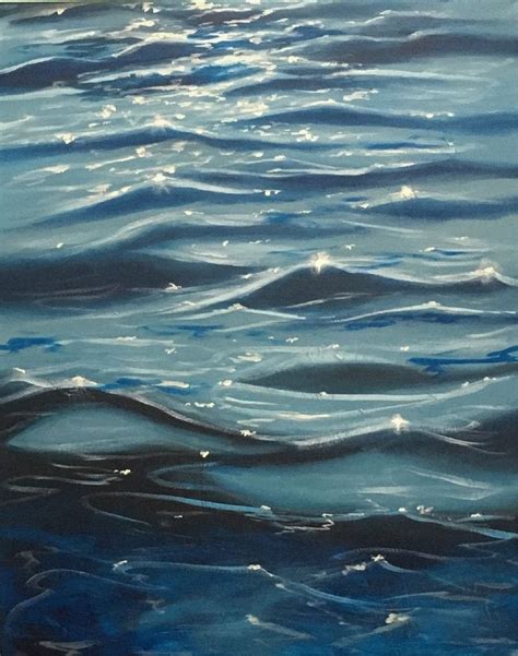 acrylic paintingoriginal art etsy water art ocean painting water painting