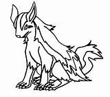Mightyena Malvorlagen Coloriages Morningkids sketch template