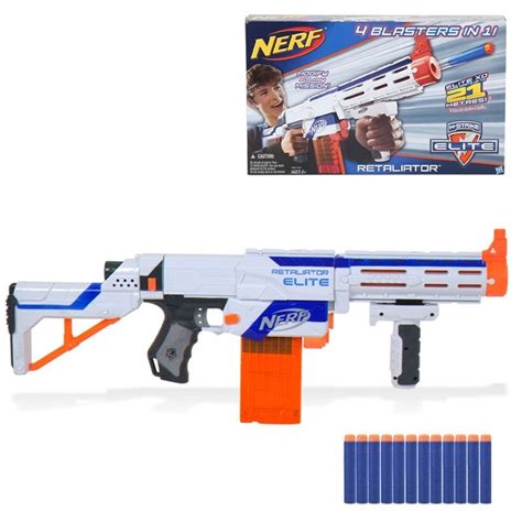 buy licensed nerf  strike elite retaliator    blaster toy gun refill clip